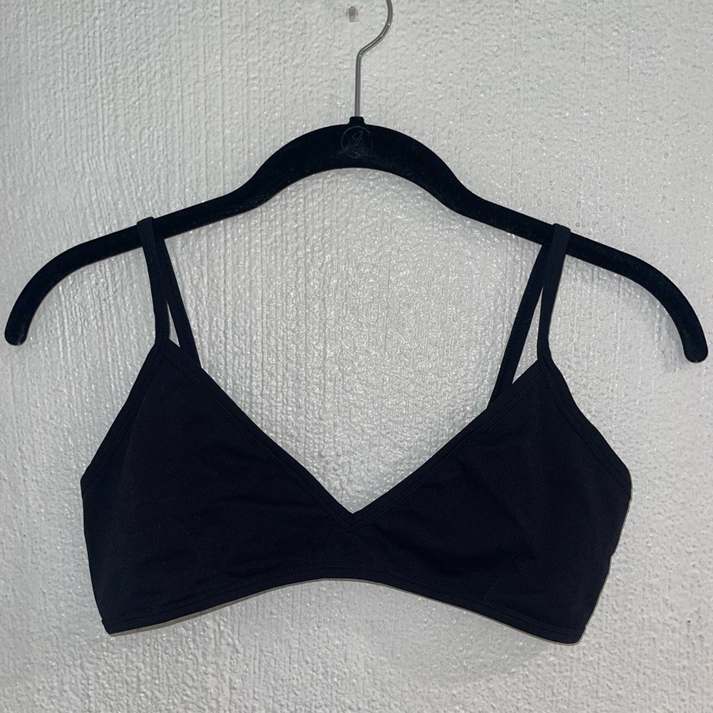 Helmut Lang Sleek Black Bralette